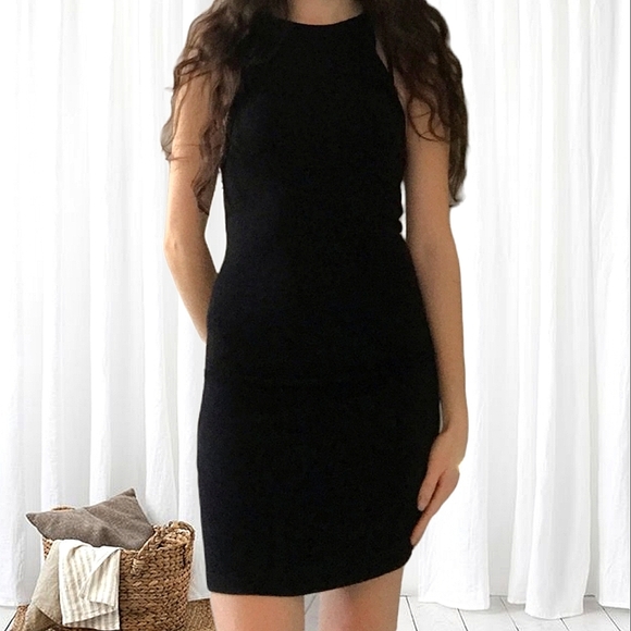 GARAGE Black Halter Dress - Picture 2 of 5
